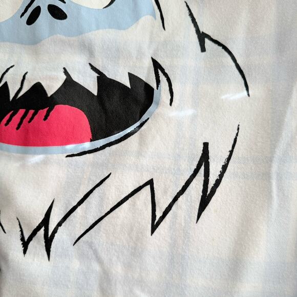 Cakeworthy Flannel Shirt Adult Medium Rudolf The Red Nosed Reindeer Bumble Plaid - Picture 6 of 16